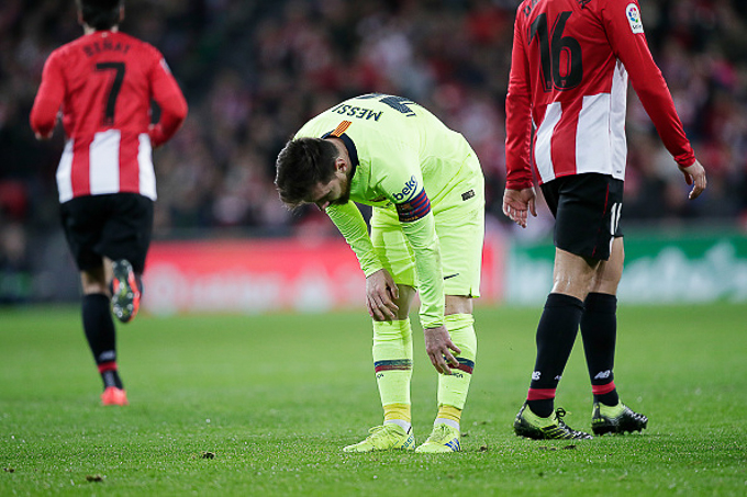 Bilbao 0-0 Barcelona: Chơi bế tắc, Messi và đồng đội chấp nhận chia điểm