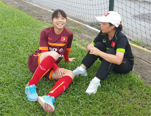 Trung vệ của đội tuyển nữ Việt Nam ra nước ngoài thi đấu