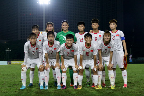 Bảng xếp hạng U19 nữ Việt Nam tại vòng loại 2 U19 nữ châu Á 2019 (26 - 30/4)